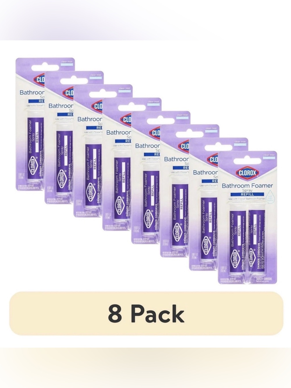Clorox Lavender Bathroom Foamer Spray Refill - Purple